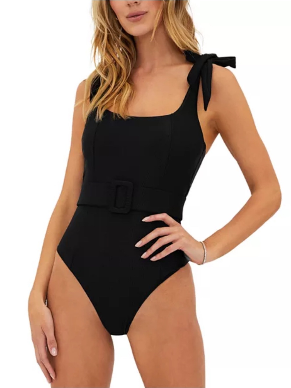Beach Riot Sydney Belted One Piece Swimsuit size Small NWOT $188 MSRP
